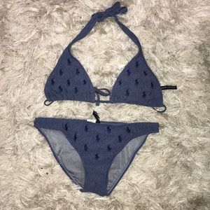 Ralph Lauren Embroidered Polo Bikini